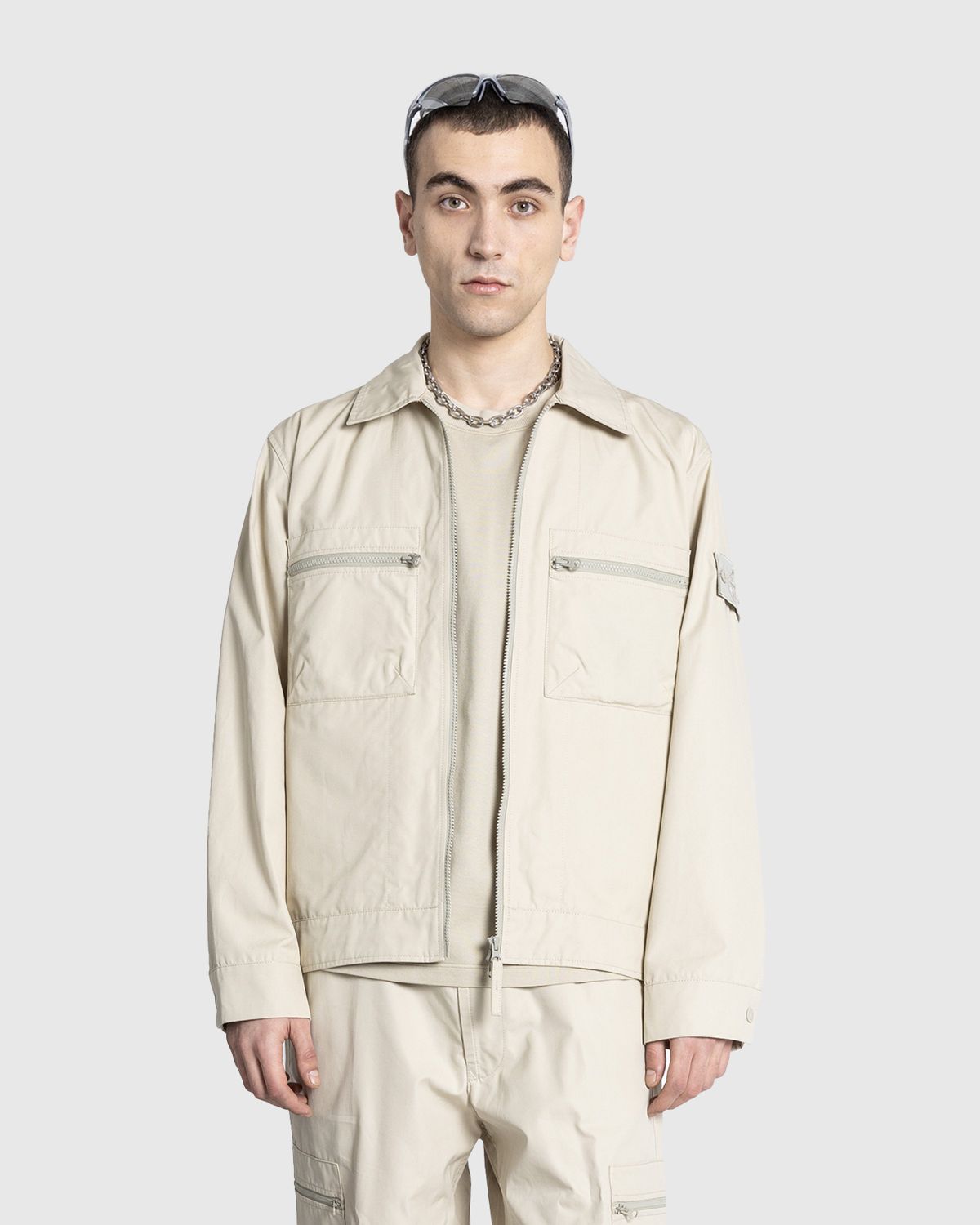 Stone Island – Ghost Piece Jacket Beige | Highsnobiety Shop